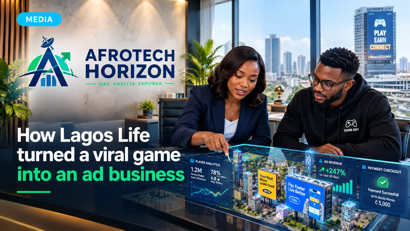 [[Title]] How Lagos Life Turned a Viral Browser Game Into an Advertising Business  [[Excerpt]] Lagos Life transformed from a browser simulation game into a commercial venture by mo